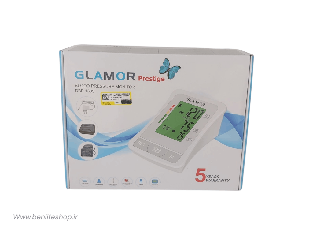 فشارسنج بازویی گلامور مدل DBP-1305