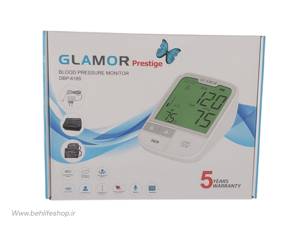 فشارسنج بازویی گلامور مدل DBP-6185